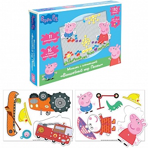 Мозаика с аппликацией Волшебный мир Пеппы из серии Свинка Пеппа (Росмэн, 31159ros)